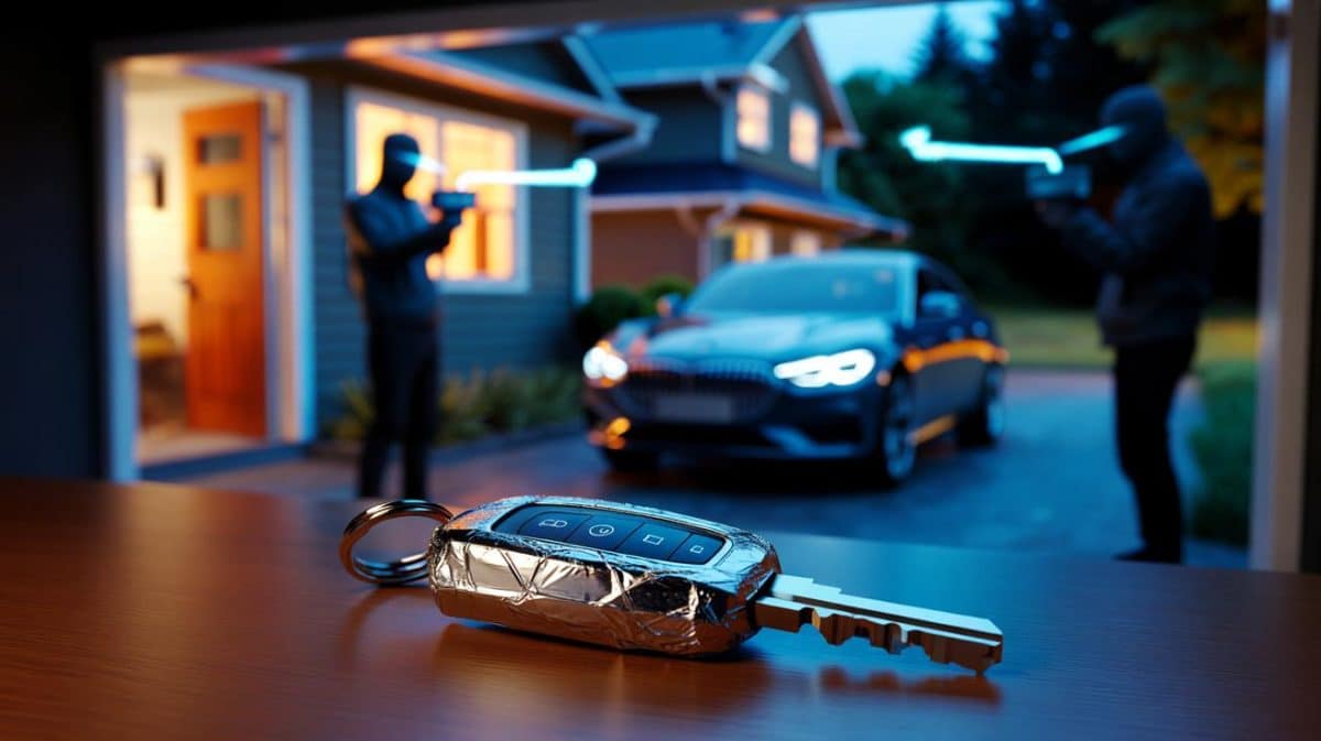 The reason why wrapping your car key fob in aluminum foil at home protects your vehicle from high-tech relay theft attacks